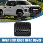 Carbon Fiber Pattern Gear Shift Knob Head Cover for Toyota Tundra (2022–2023)