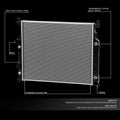 Aluminum Cooling Radiator DPI 2909 for Mercedes-Benz ML350 ML500 R350 R500 (2006–2011)