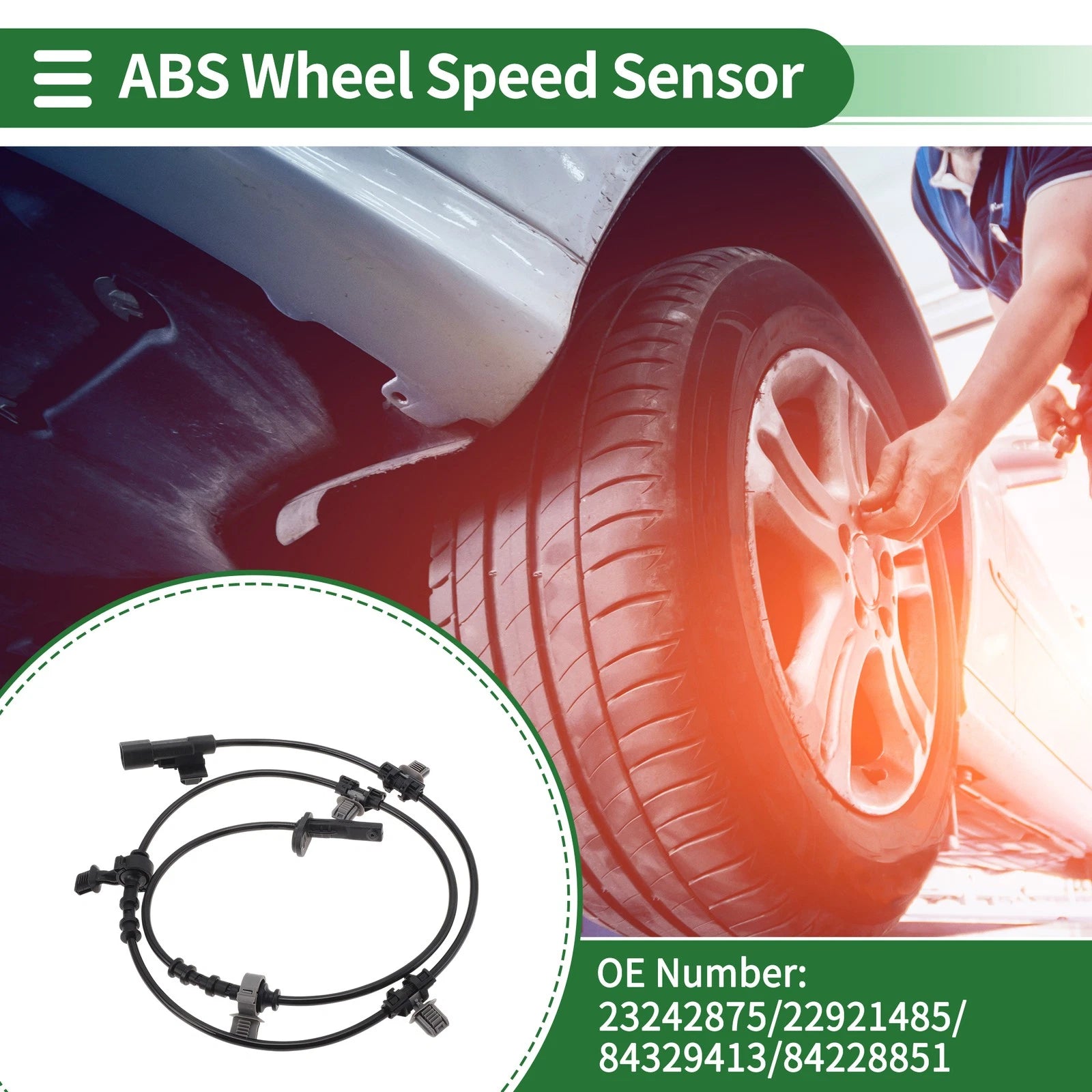 ABS Wheel Speed Sensor No.23242875 for Chevrolet Malibu (2013–2015) Rear Right