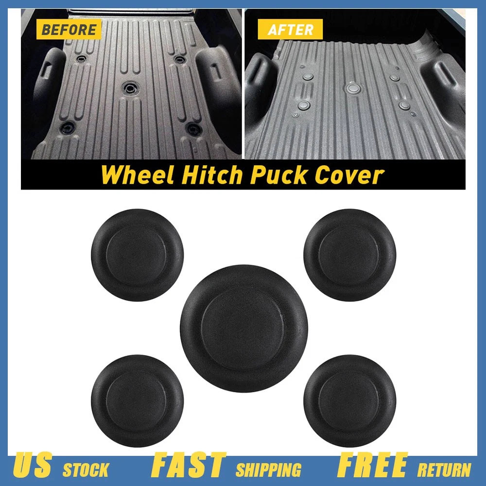5th Wheel Hitch Puck Cover Plug for Ford SuperDuty F250/F350/F450/F550 (2011–2023)