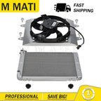 Aluminum Radiator & Cooling Fan for Polaris Ranger 700 800 (2005–2010)