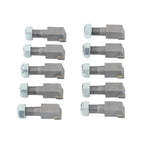 10Pcs Threaded Stump Grinder Teeth for Bradco Shaver Ashland Baumalight (N/A)