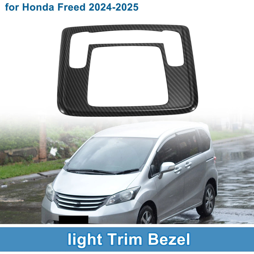 Front Row Light Trim Bezel for Honda Freed (2024–2025) Carbon Fiber Black