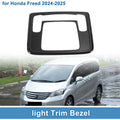 Front Row Light Trim Bezel for Honda Freed (2024–2025) Carbon Fiber Black