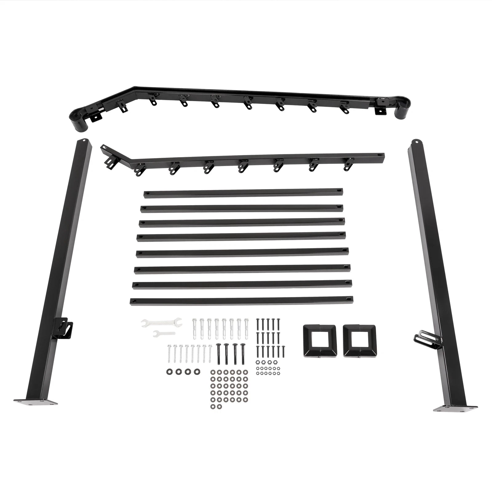 Adjustable Steel Step Handrail for Outdoor Stairs (Universal)