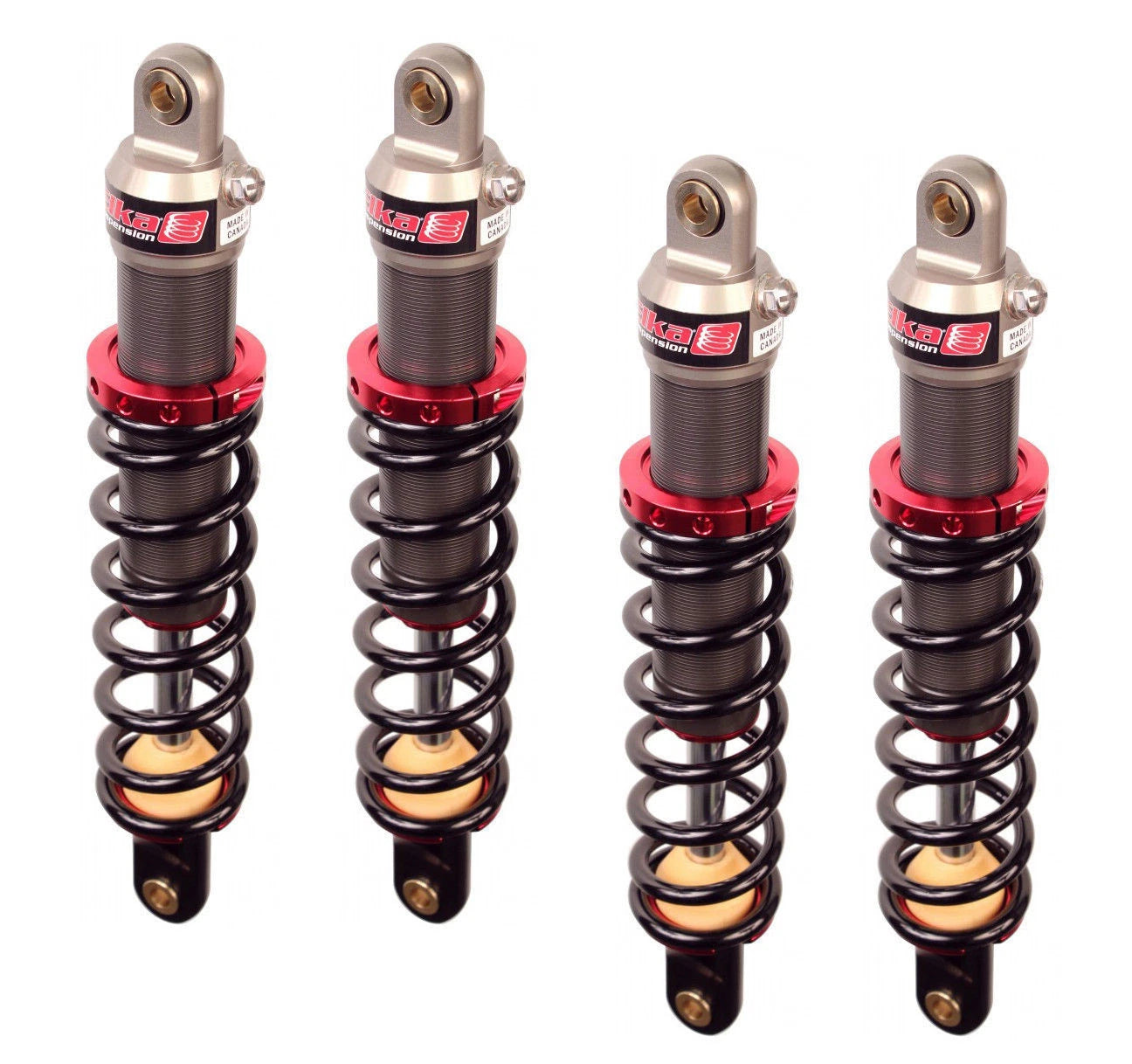 Elka Stage 1 Front & Rear Shocks Suspension Kit for Yamaha Grizzly 700 (2014–2020)