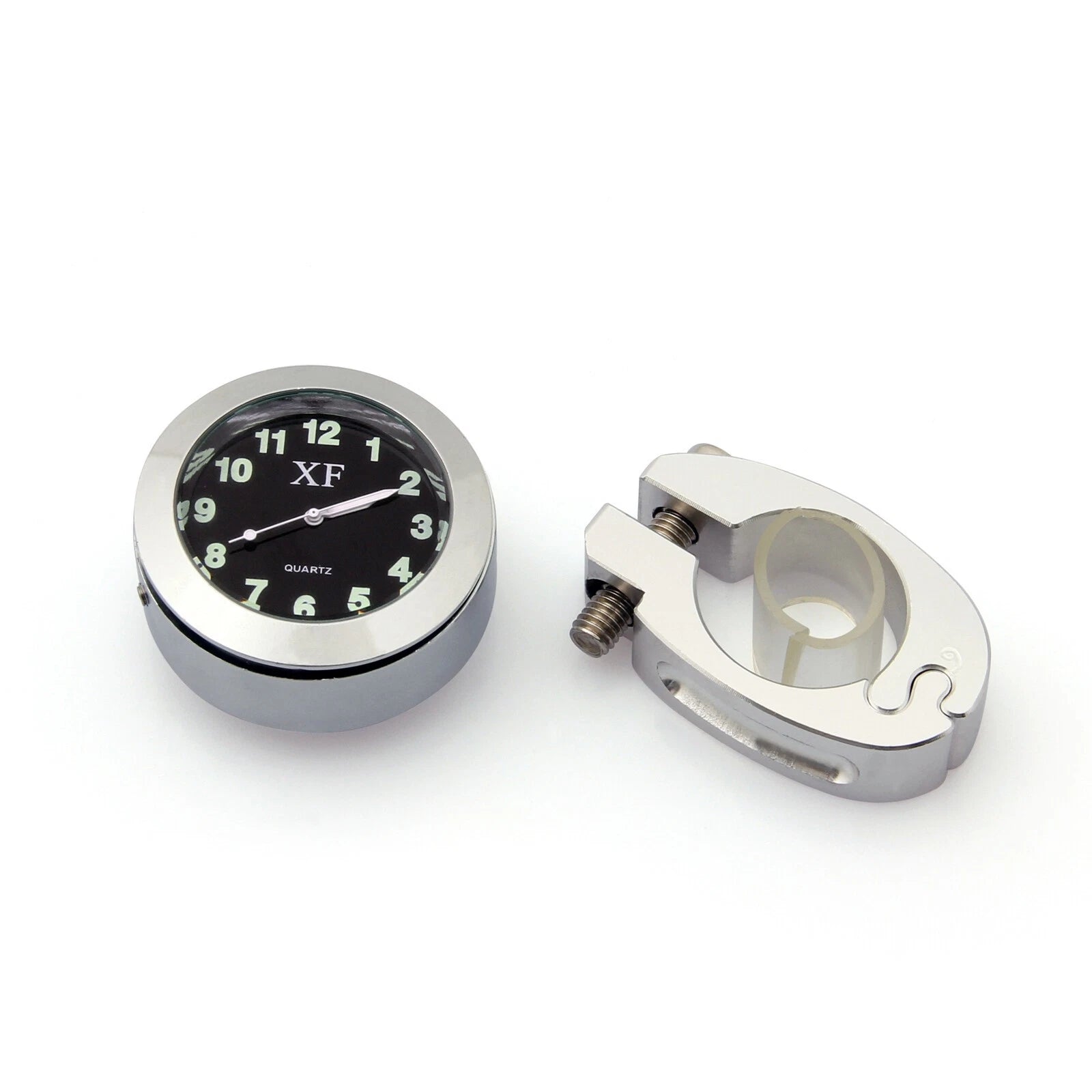 Universal Motorcycle Clock Handlebar Mount for 1-1/4" & 7/8" Bars