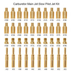 30Pcs Carburetor Main Jet & 10Pcs Slow Pilot Jet for PWK Keihin CVK OKO KOSO
