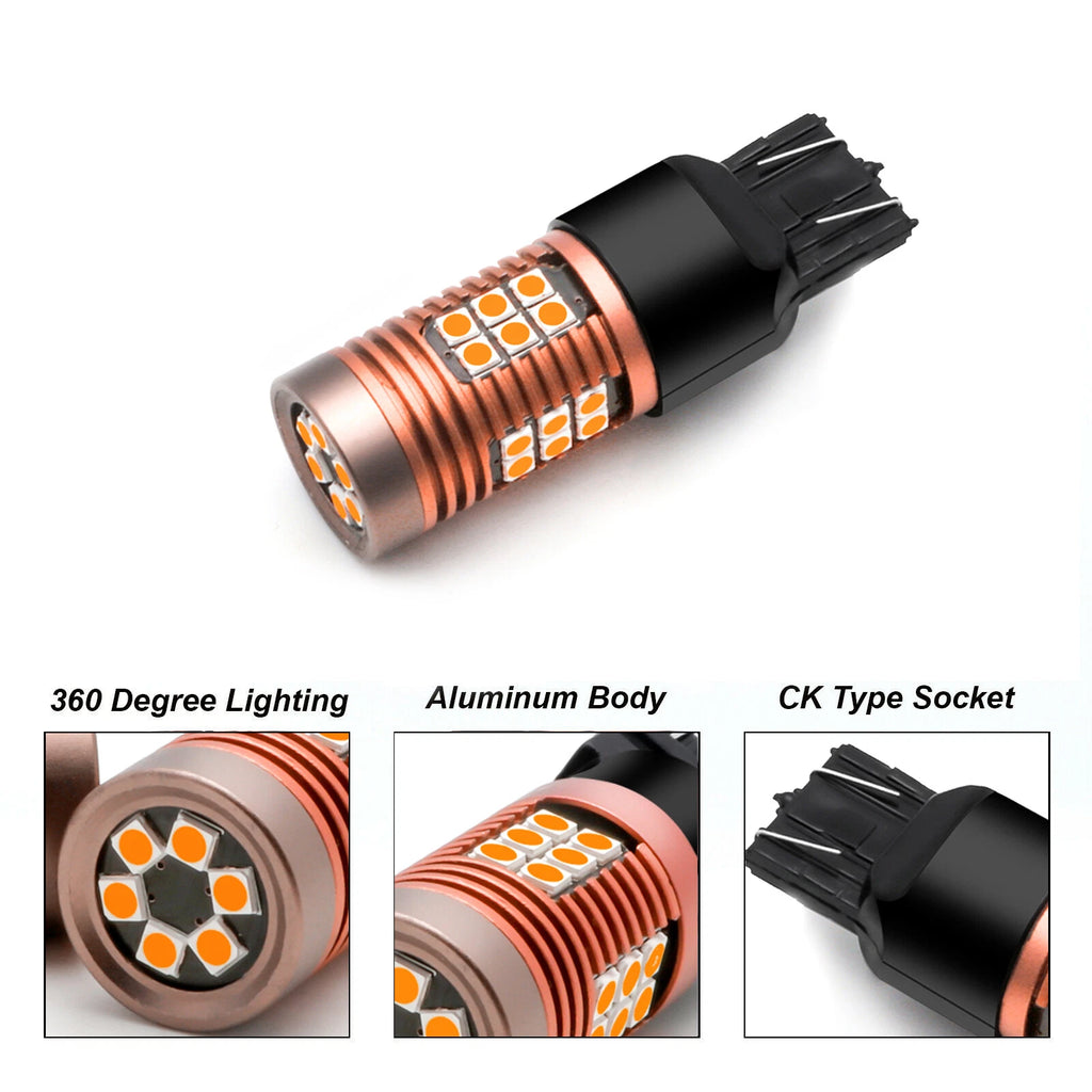 LED Front Rear Turn Signal Light Bulbs for Lexus IS NX GS (2009-2015)