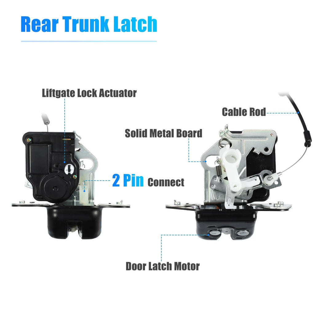 Rear Tailgate Lock Latch for Jeep Grand Cherokee, Dodge 4589131AA 