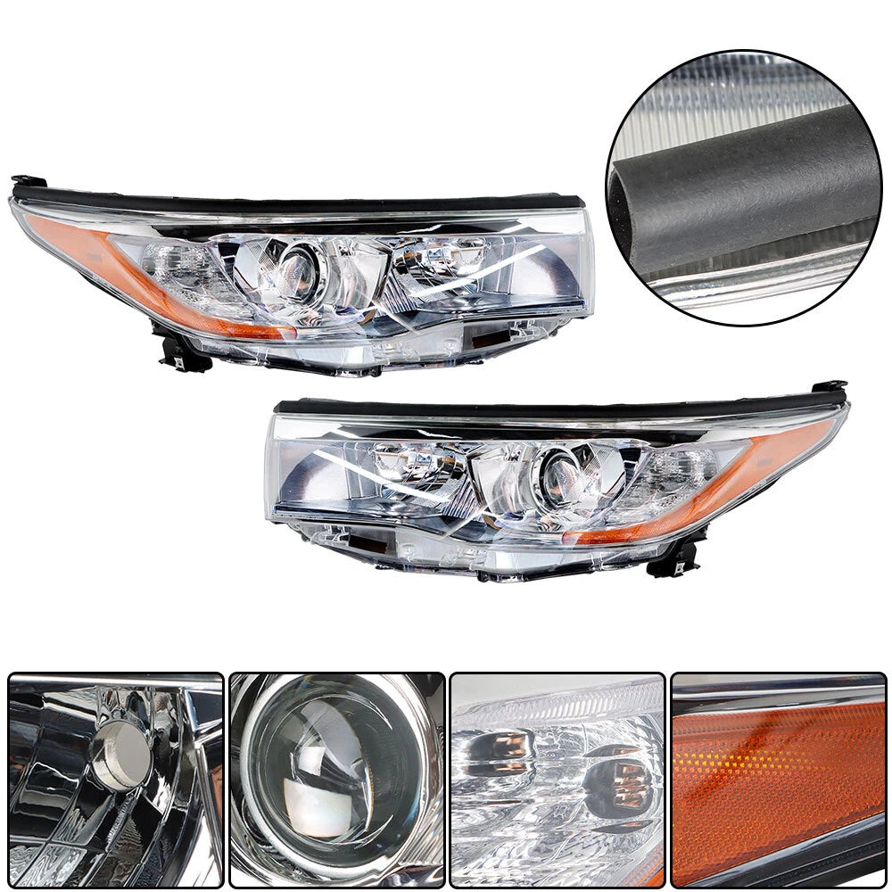 Projector Headlights for Toyota Highlander (2014–2016)