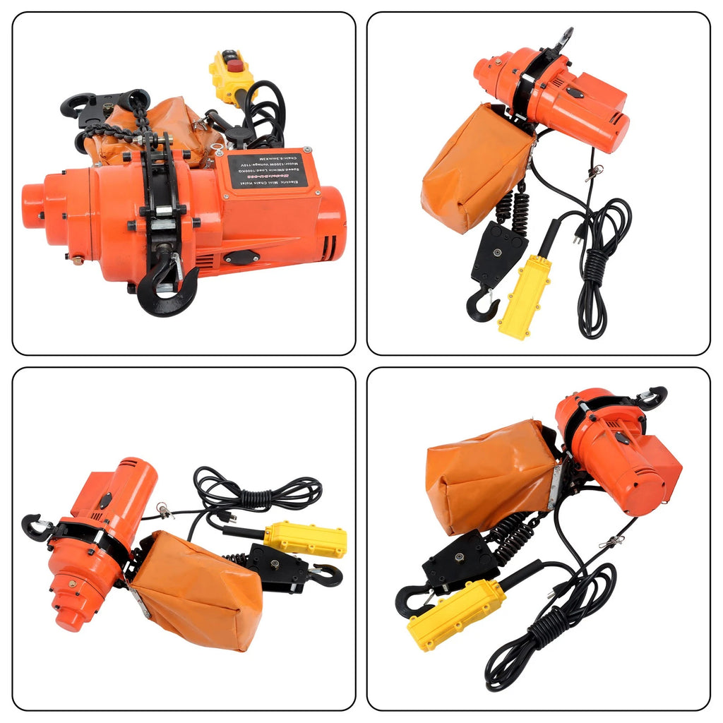 Electric Chain Hoist 2200LBS for Various Models (10FT, 110V)