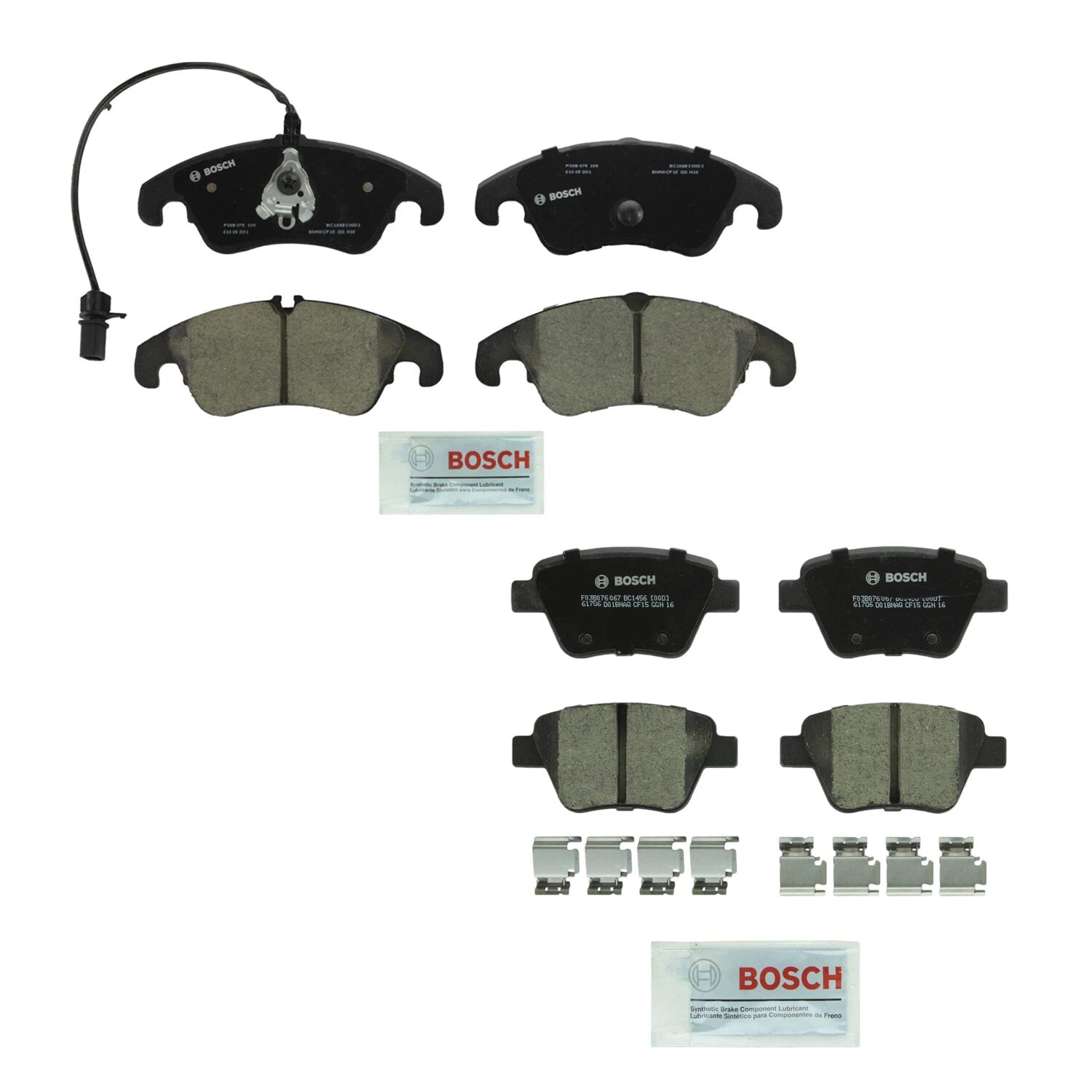 Bosch Quietcast Brake Pad Kit for Audi A4 (2011)