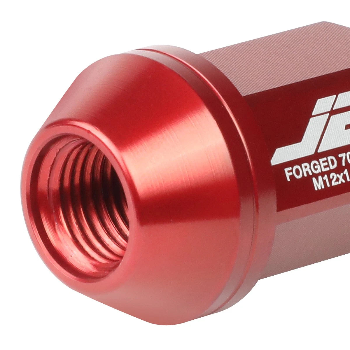 Set of 20 J2 7075 Forged Aluminum M12x1.25 Close-End Lug Nuts for