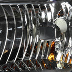 Pair of Black/Amber Corner Headlight Lamps for Ford Super Duty (2008–2010)