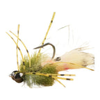 Olive Green Crab Fly 4.5cm for Saltwater Fishing (Bonefish)