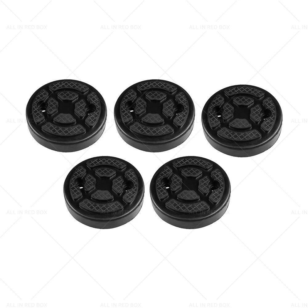 Set of 5 Round Rubber Arm Pads for Auto Car Truck Hoist