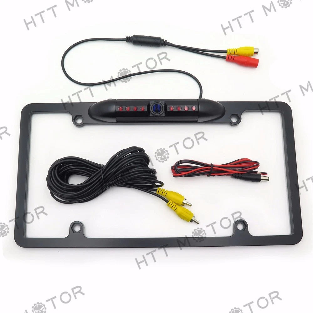 HD Color CMOS Rear View Backup Camera for Universal License Plate Frame