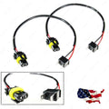H7 Wire Harness Cable for HID Ballast to 9006 Socket HID Conversion Kit (2-Pack, 9006-H7)