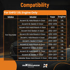 G4FD Engine Rebuild Kit for Hyundai Kia 1.6L