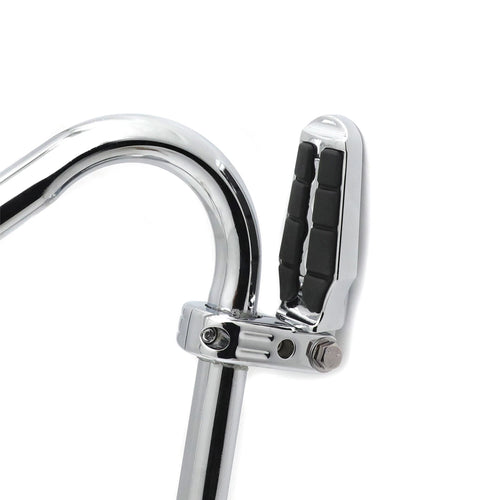 1 1/4" Highway Saddle Offset Mount P Clamp Foot Peg for Harley Sportster