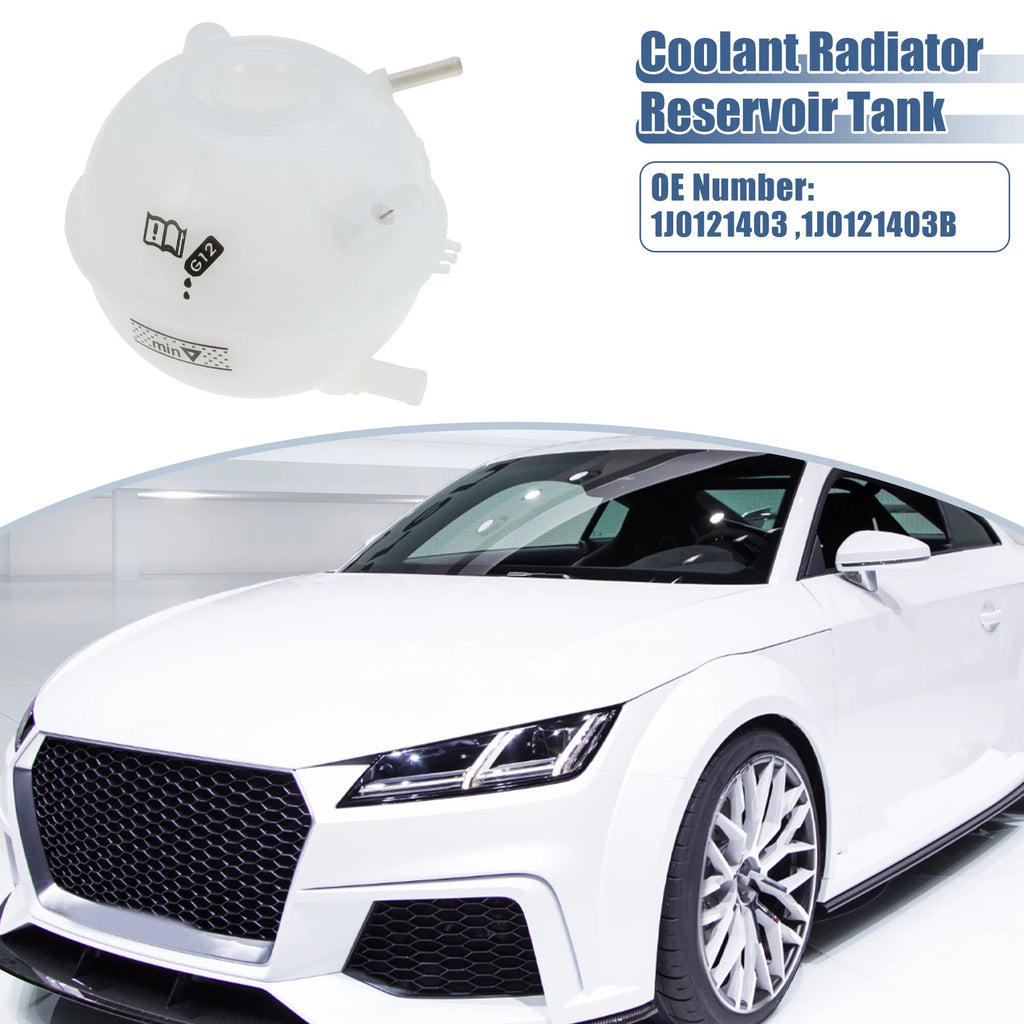 Coolant Radiator Reservoir Tank 1J0121403 w/ Sensor for Audi TT (2004–2006)