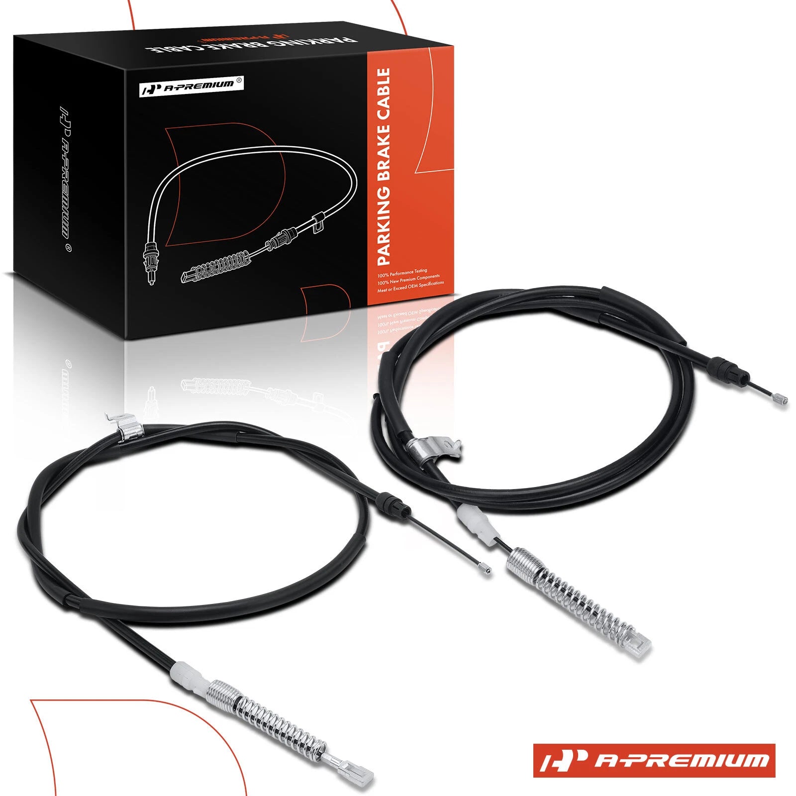2X Rear Parking Brake Cable for Chevrolet Silverado 2500 HD GMC Sierra