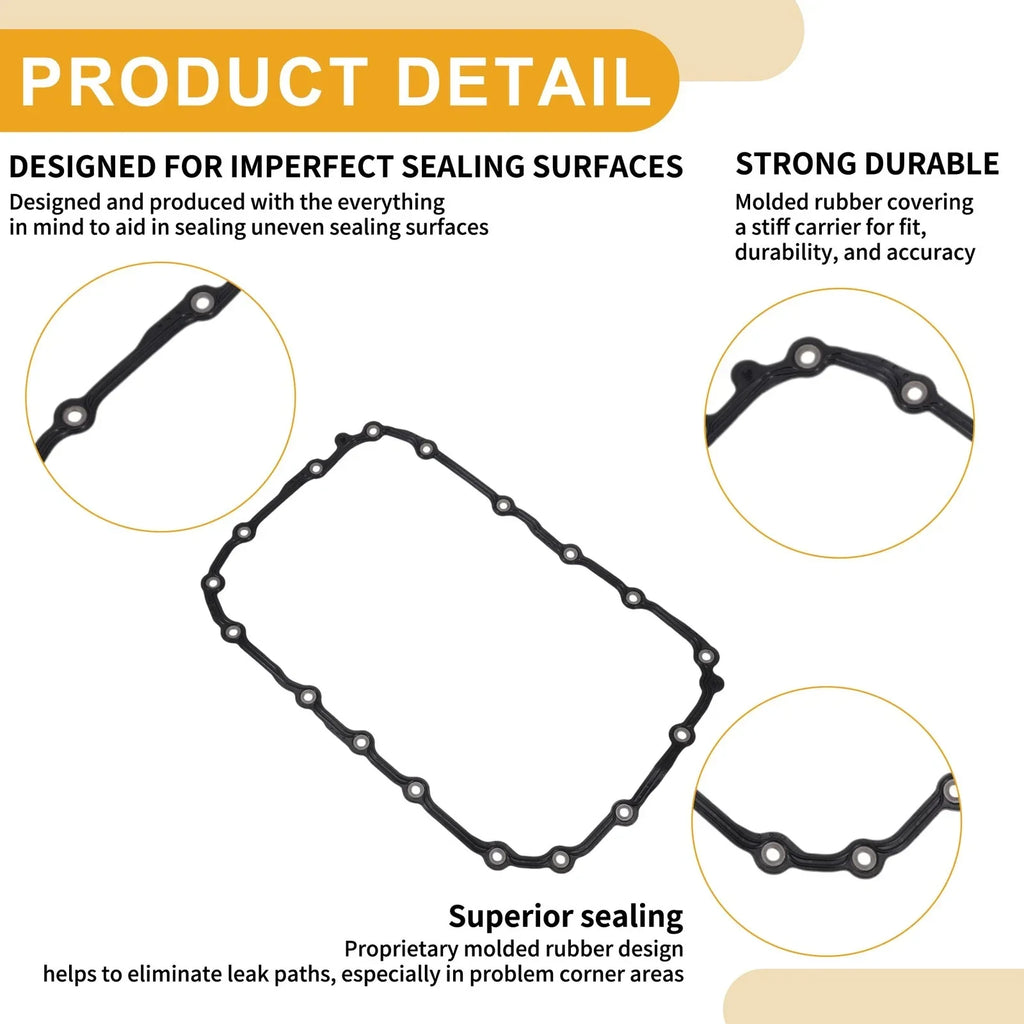Oil Pan Gasket 1 x for BMW 128i (2008 - 2013)