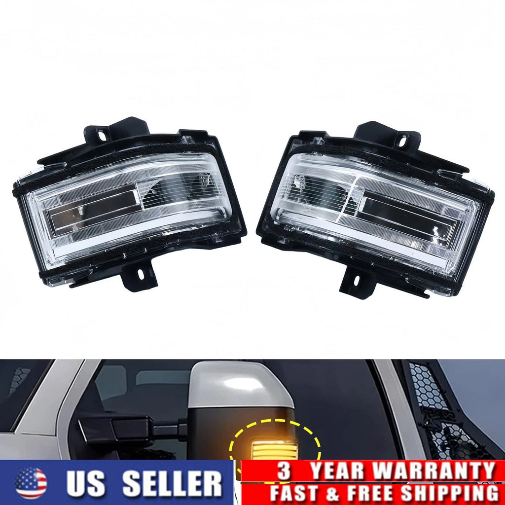 2X HC3Z-13B374-A LED Side Mirror Light for Ford F-250 F-350 F-450 (2017–2026)
