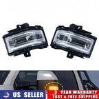 2X HC3Z-13B374-A LED Side Mirror Light for Ford F-250 F-350 F-450 (2017–2026)