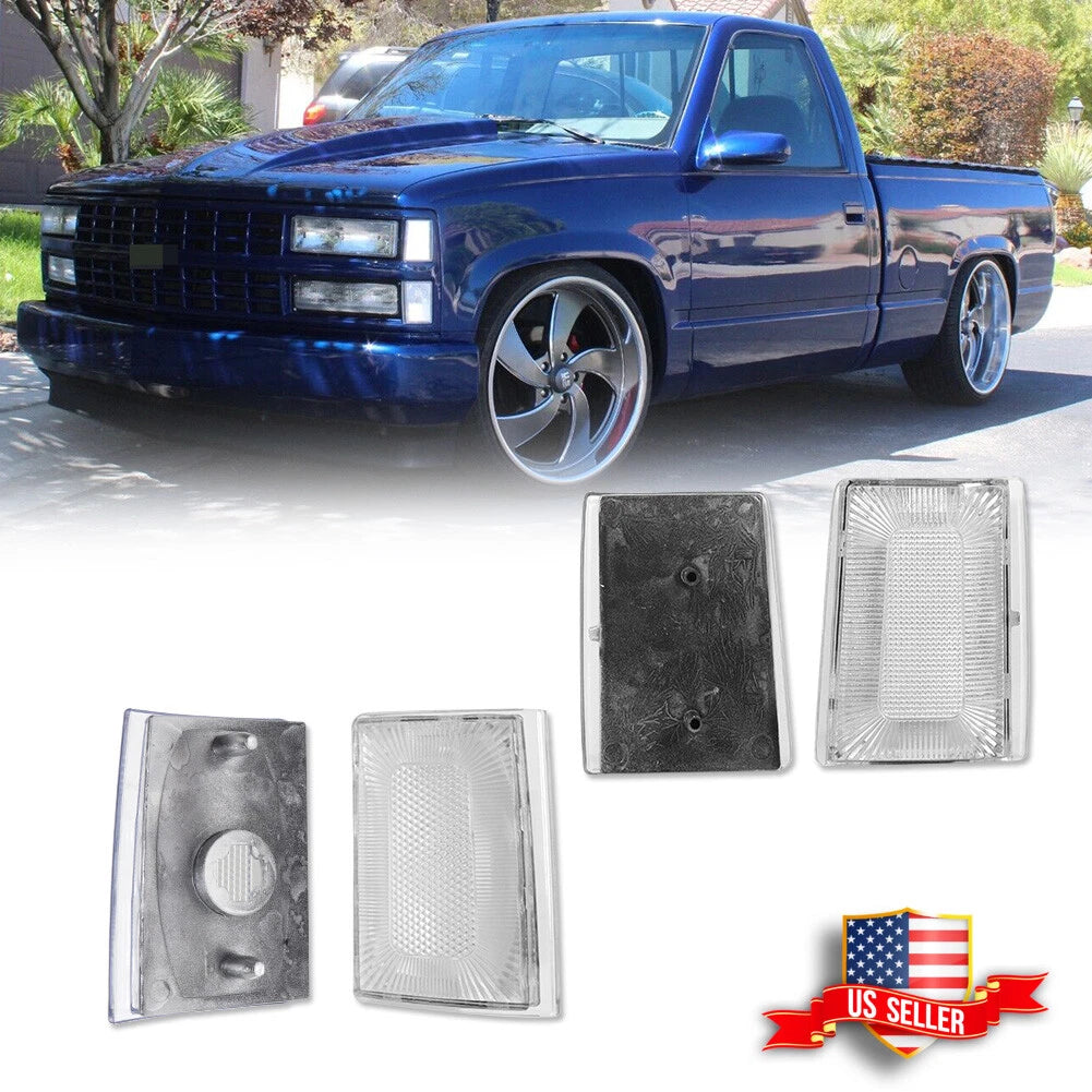 Clear Upper & Lower Side Marker for Chevrolet C/K 1500 2500 3500 (1988–1993)