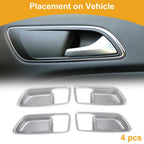 Interior Door Handle Bowl Cover Trim for Toyota Corolla (2019–2025) Silver Tone