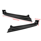 Rocker Panels for Dodge Ram 1500 (1994–2002) Black Steel