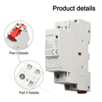 GYHC-25 230V 25A 2P AC Contactor for Household Circuit Control (N/A)