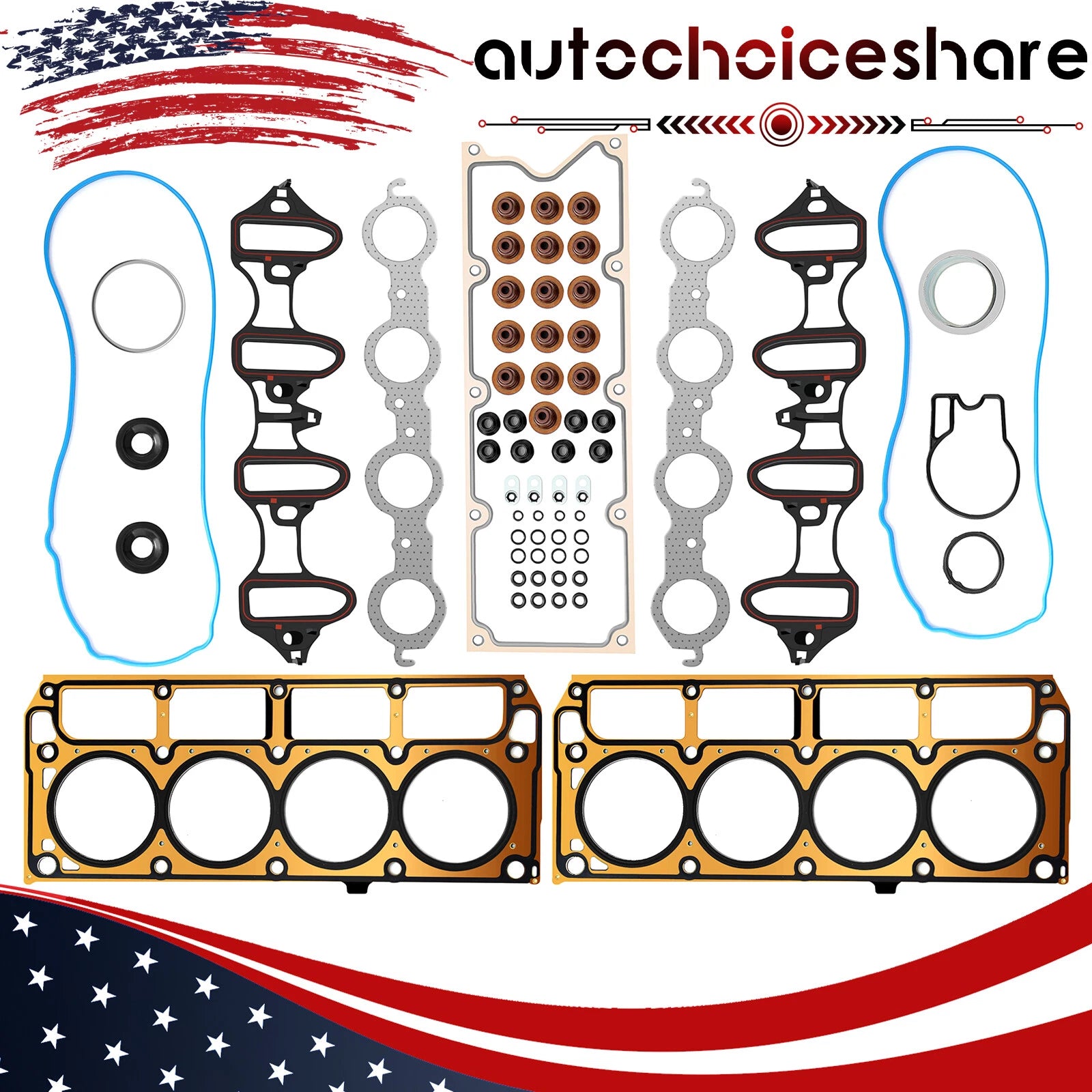 Head Gasket Set for Chevrolet Tahoe Silverado GMC Sierra 1500 (2000–2014)