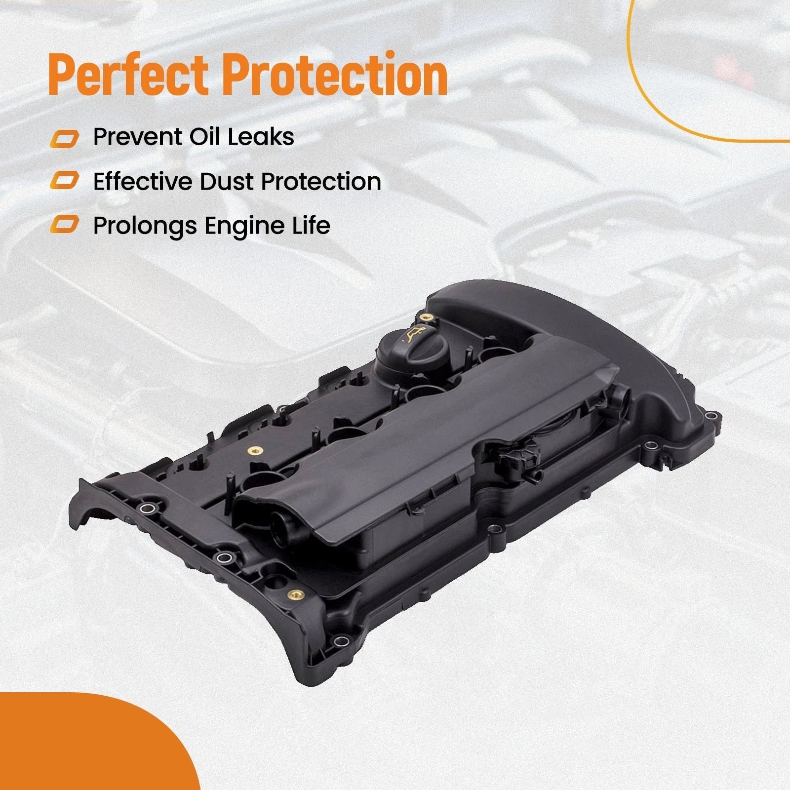 Cylinder Valve Cover & Gasket for Citroen Peugeot 1.6L (2006–2015)