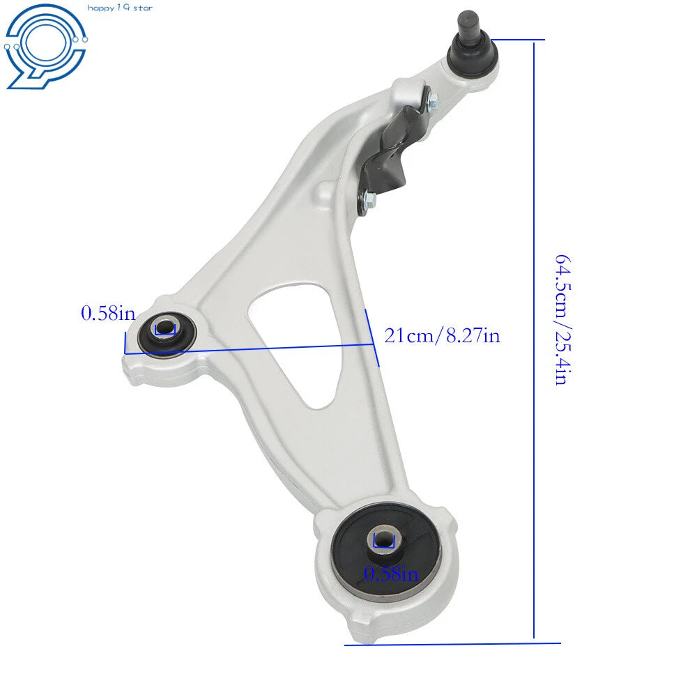 Set of 2 Front Lower Control Arms for Infiniti JX35 QX60 (2013–2019)