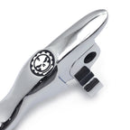 Chrome Skull Smooth Brake Clutch Levers for Harley Touring Trike (2008–2013)