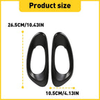 Set of 2 Inside Front Door Handle Bezel Trim for Chevy Trailblazer (2002–2009)