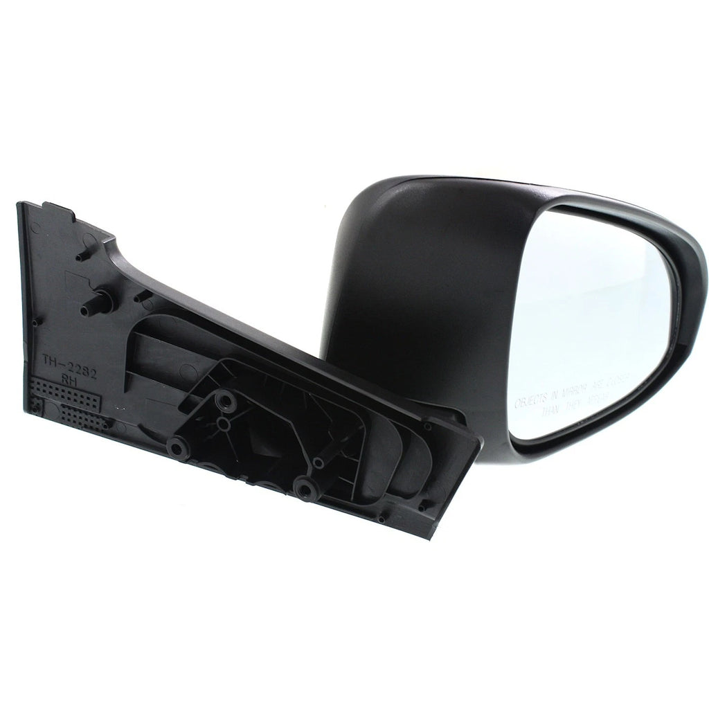 Right Side Manual Mirror for Toyota Yaris (2012–2014) Textured Black