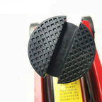1x Rubber Slotted Rail Adapter Floor Jack Guard Protector Pad Frame Black