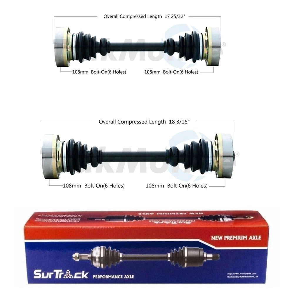 CV Axle Shaft Kit for - Rear Driver & Passenger Side