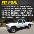 Pair Beige Interior Door Handles for Toyota Pickup 4Runner Tacoma Corolla Prizm (1995–2002)