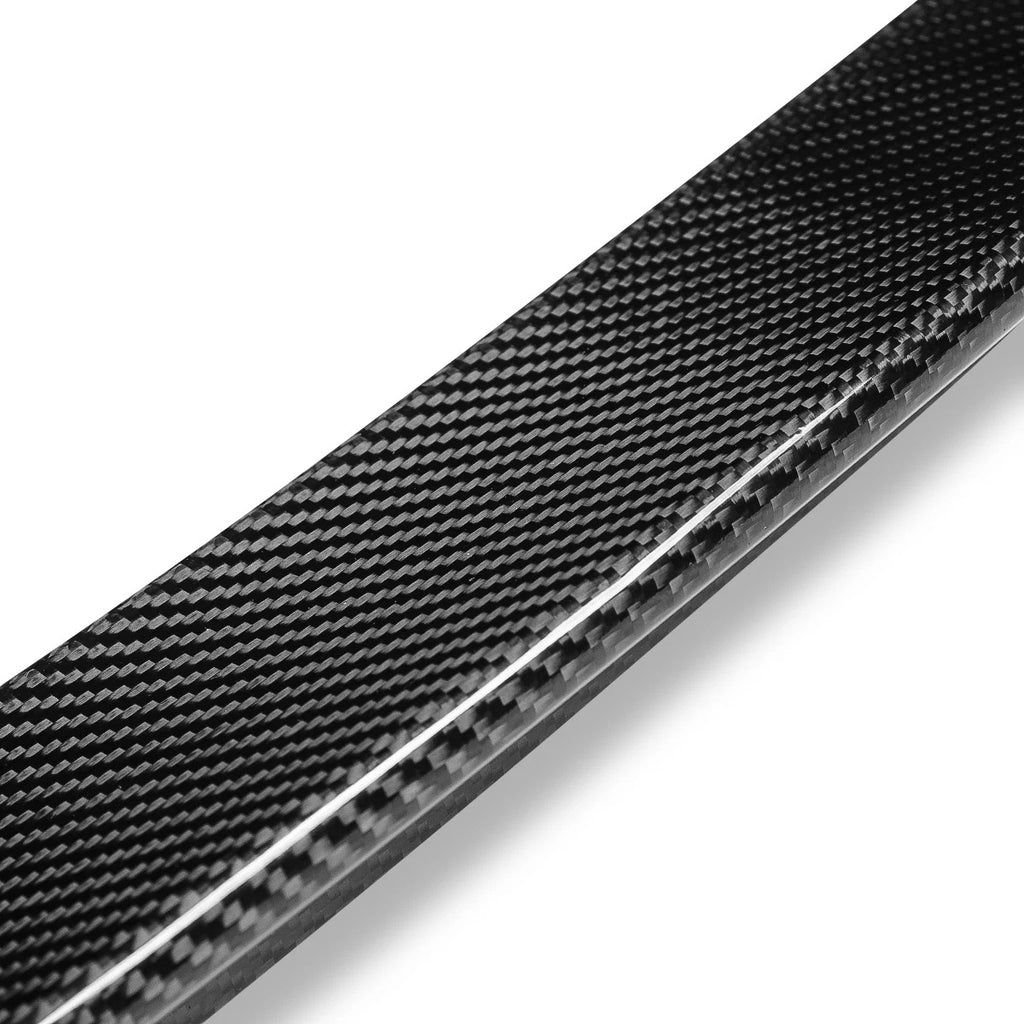 V-Style Real Carbon Fiber Trunk Lip Spoiler for Mercedes C300 C63 AMG (2008–2014)