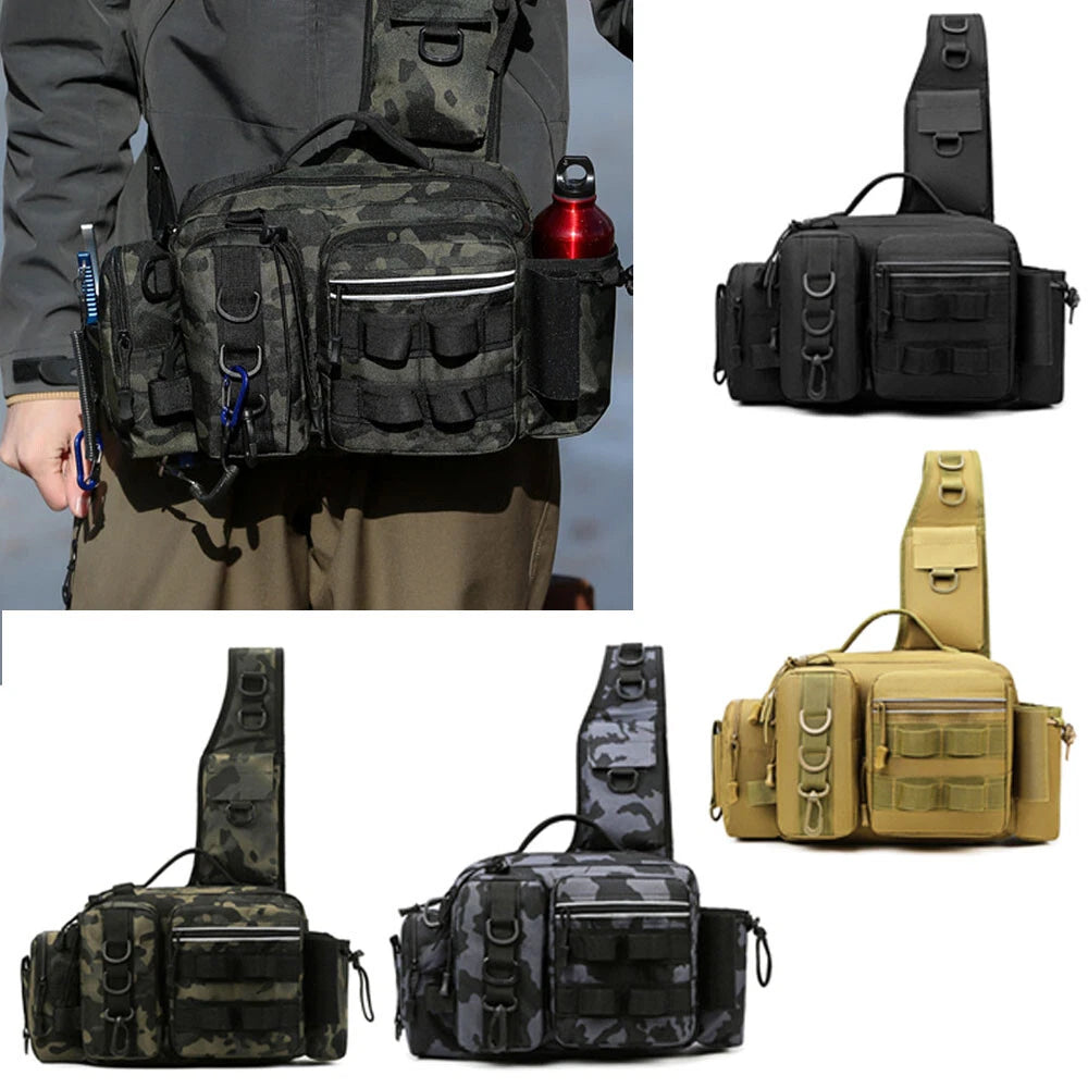 Tactical Waist Bag for Outdoor Use (Military, Camping, Fishing)
