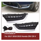 LED DRL Fog Lights for Honda CR-V (2017–2019)