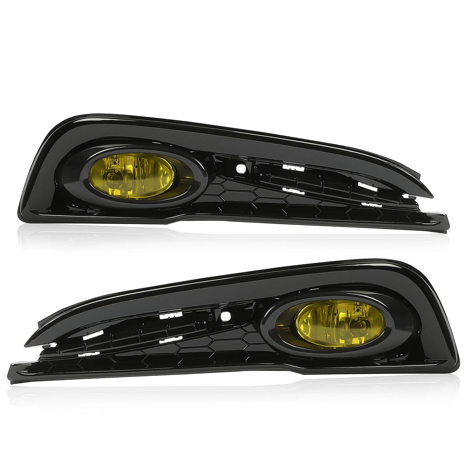 Front Yellow Fog Lights Lamps w/ Switch for Honda Civic Sedan (2013–2015)