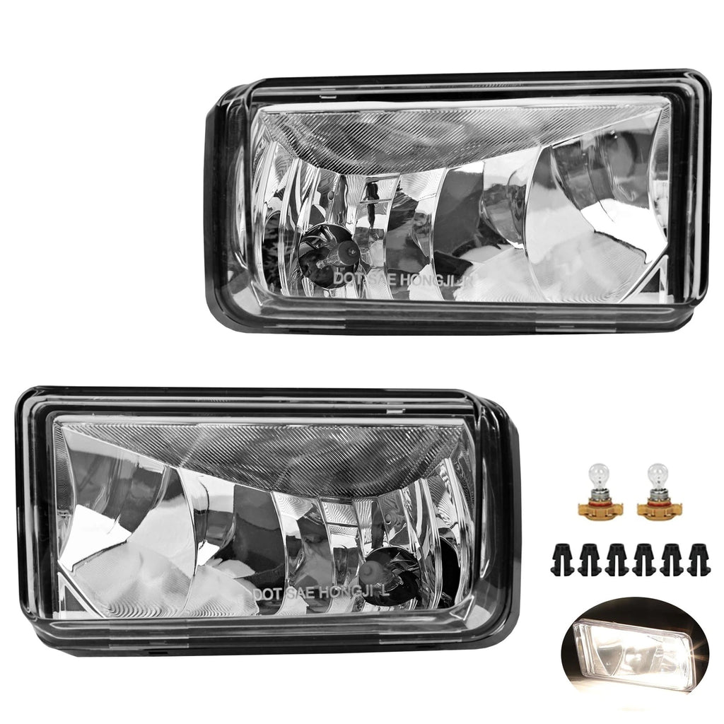 Bumper Fog Lights for Chevy Silverado 1500 2500 3500 Tahoe (2007–2015)