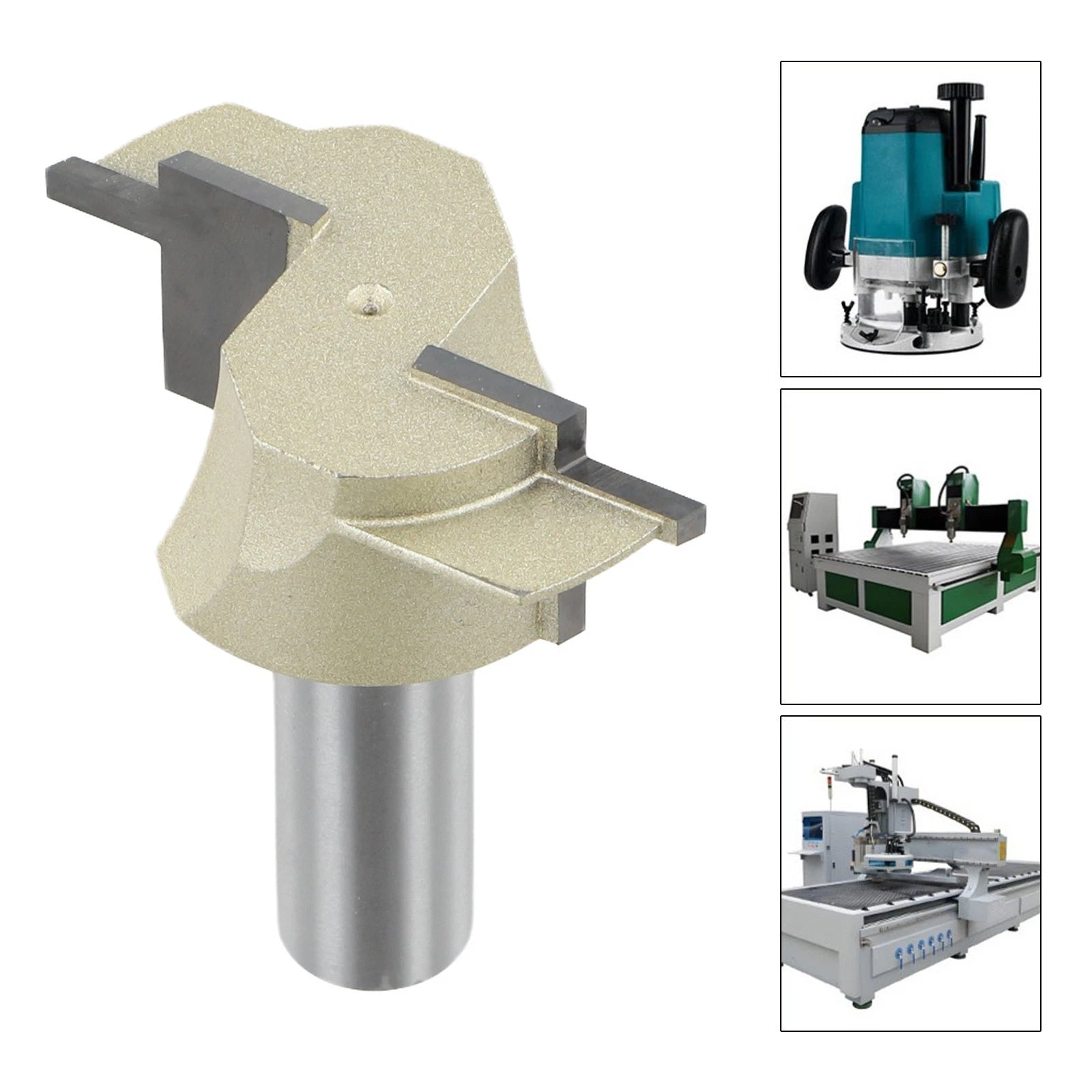 Router Bit Set of 12 with 7mm Shank for Woodworking Milling