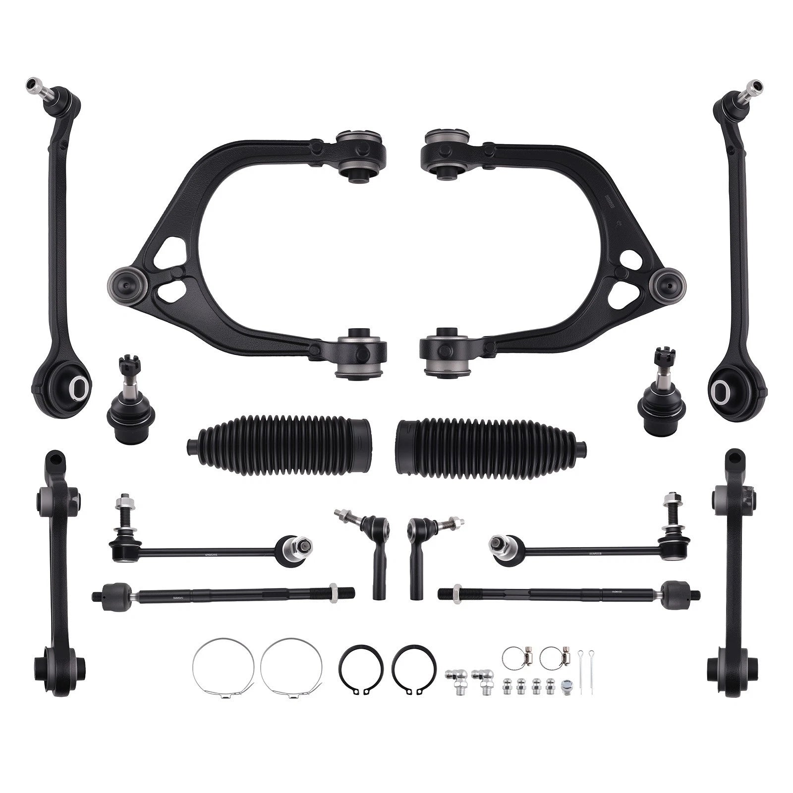 16x Front Control Arms Tie Rod Link for Dodge Challenger (2015–2019)